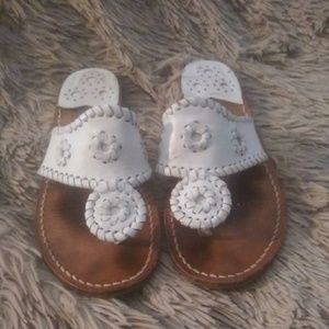 Jack Rogers White Sandals 5